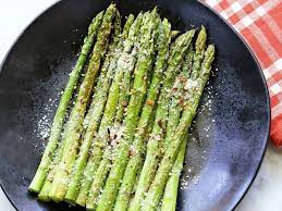 Eggplant is high in fiber but low in calories so it's great to cook with. Roasted Parmesan Asparagus Healthy Recipes Blog
