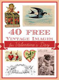 Here are a dozen of the sweetest vintage valentines, all in the public domain so they're free to print and use! 40 Free Valentine S Day Images The Graphics Fairy