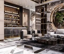 See more ideas about bar design, design, restaurant decor. Interior Of Hotel In Luxury Modern On Behance Luxury Hotels Interior Hotel Lobby Design Hotel Room Design