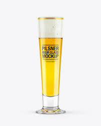 Posted in photoshop » banner & mockup template. Pilsner Beer Glass Mockup In Cup Bowl Mockups On Yellow Images Object Mockups