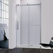 Another advantage is that it eliminates the need for a bulky shower curtain. Bai 0922 Frameless 60 Inch Sliding Glass Shower Enclosure Megabai