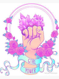 Girl Power Sticker By Varvara Gorbash Girl Power Stickers Girl Power Art Power Wallpaper