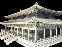 Chinese Classical Temple 3d Model Max 11 China Architecture Asian Architecture 3d Model