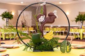 I wanted to take time today to share with you guys some of the cute decorations that different leaders decorated their in the wild vbs rooms with. Kara S Party Ideas Curious George Safari Birthday Party Kara S Party Ideas