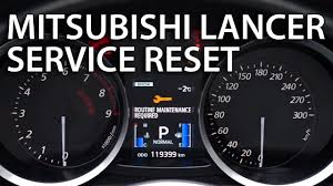 How To Reset Maintenance Reminder In Mitsubishi Lancer X Service Reset Evo Mitsubishi Car Maintenance Lancer