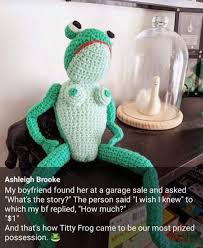 Titty Frog FREE Crochet Pattern...NSFW????