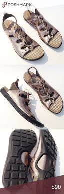 Ecco Metallic Comfort Strap Jab Toggle Sandals 41 Ecco