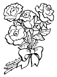 Set of beautiful floral and herbal decorations. Drawing Line Drawing Flower Bouquet Drawing Simple