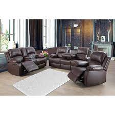 Reclining sofas at rooms to go. Reclining Sofa Loveseat Chair Set Living Room Set Walmart Com Walmart Com