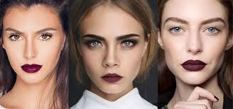 dark lips makeup 2016 modern fashion