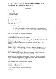 Below are the steps to follow in writing an unemployment benefits denial appeal letter. Sample Letter Of Appeal Template For A Denied Health Insurance Claim Printable Pdf Download