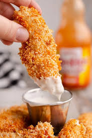 Full recipe/instructions are available in the recipe card at the bottom of the post. Air Fryer Buffalo Chicken Tenders Healthy Airfryer Recipe