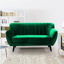 Grâce à ce canapé d'angle, vous. Canape Scandinave Vert 2 Places Achat Vente Pas Cher
