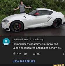 Levi Hutchison 3 Months Ago R E I Remember The Last Time Germany And Japan Collaborated And It Didn T End Well Lb 9 4k Q A 287 View 287 Replies