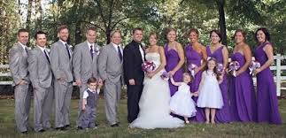 Black Silver And Purple Wedding Party Groomsmen Google Search Light Purple Wedding Grey Wedding Theme Purple Wedding Dress