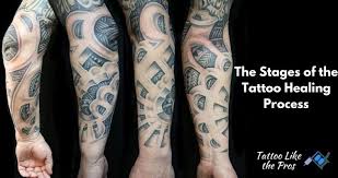 Your tattoo will heal in two phases, each one about a week long. The Stages Of The Tattoo Healing Process Is This Normal