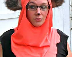 Ewok Monster fur Ear hood hat cosplay costume Star Wars