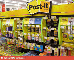Took Me A While To Find The Regular Yellow Post It Office Supplies Design Creative Office Supplies Office Supply Organization