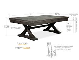 The traditional pool table will remind you of the ones that you played on in bars and pool houses when you were growing up. The Hamilton Dining Pool Table 8 Foot Espresso Finish With Top