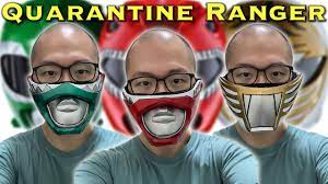 Covid rangers does not claim that wearing these mask covers alone will provide protection. The Quarantine Power Ranger Chris Cantada Force Youtube