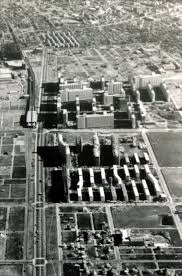 高島平団地を上空より望む1 昭和47年 風景 昔 景色