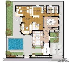 اجمل مجموعه فلل بالمساقط من مسكن العربية نموذج فيلا ٤ المغربية square house plans model house plan house floor design