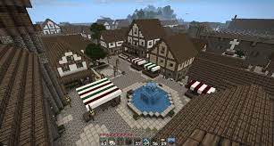 However, if the structure generates partly on an overhang, water, etc., a platform of blocks generates beneath the building in a square‌je only or circular‌be only shape. Minecraft World S Weekly Server Challenge Buildings Throughout Time Minecraft Medieval Minecraft Construction Minecraft Projects