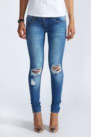 Burberry | damen der klassische kaschmirschal mit karomuster. Skinny Jeans Mit Rissen Am Knie Mit Pumps Kombiniert Zerrissene Jeans Destroyed Jeans Selber Machen Rohrenjeans