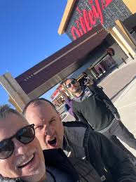 At the ribbon cutting of the brand new Gilley's in Park City! Wow! What a  place. It's like Vegas came to town. Saw Phil Ruffin cut the ribbon and met  Mrs. Gilley.