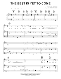 Provided to youtube by universal music groupthe best is yet to come (made popular by frank sinatra) (karaoke version) · party tyme karaokeparty tyme karaoke. Frank Sinatra The Best Is Yet To Come Sheet Music Download Pdf Score 70560