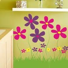 Alphabet Garden Designs Field Of Flowers Wall Decal Wayfair Wall Decals Vinyl Wall Decals Vinyl Wall