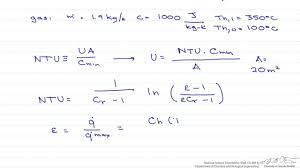 ntu effectiveness counter flow heat exchanger