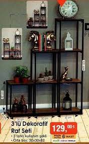 Beyaz/siyah *ürün resimlerindeki aksesuarlar teşhir amaçlı olup, fiyata dahil değildir. Decolove 3 Lu Dekoratif Raf Seti Orta Boy 30x30x82 Indirimde Market
