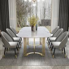 This week's stainless steel dining tables suggestions is filled with clean, stunning and impressive. Faux Marble Dining Table Gold Dining Table Rectangular Stainless Steel Dining Table 6 Seat In 2020 Dining Table Marble Faux Marble Dining Table Furniture Dining Table