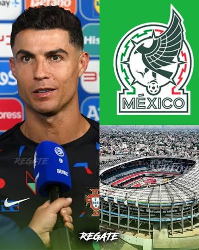 Nadie esperaba esto! Cristiano Ronaldo se puso la camiseta de México y el  estadio enloqueció. 🇲🇽🔥 Hay momentos en el fútbol que van más allá de  los colores, y este fue uno