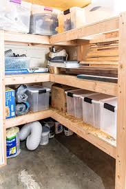 A diy bookshelf can be tailored to any color scheme or decor. Diy Garage Shelves With Plans The Handyman S Daughter