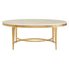 Gold marble coffee table should always look refreshing, unique and elegant, as that is where you would sit for a fresh cup of coffee and feel rejuvenated. Oval Marble Coffee Table With Gold Finish Base