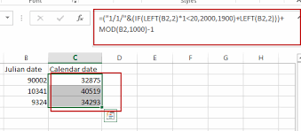 How To Convert Julian Date To A Calendar Date In Excel