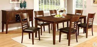 1 table, 6 chairs ella table: Hillsview I 7 Piece Dining Table Set Cm3916t 7pc Furniture Of America