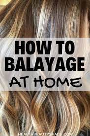 Learn How To Do A Wonderful Balayage Yourself At Home Balyage Hair Short Hair Balayage Ombre Hair At Home
