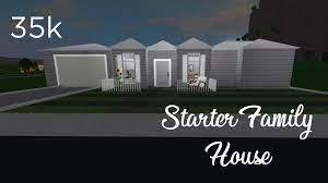 Bloxburg No Gamepass Starter Family House 35k Family House House Starter Home