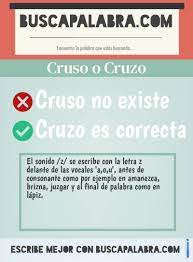 Cruzo o cruso