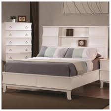 Install lights below your pallet bed frame and it will be amazing. Home Garden Modern Wood Headboard With Shelf For Queen Or Full Size Bed Frame White Home Garden Furniture
