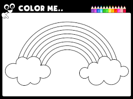 feuille de calcul coloriage arc en pour les enfants d age prescolaire clip art libres droits vecteurs et illustration image 67071140 couches terre