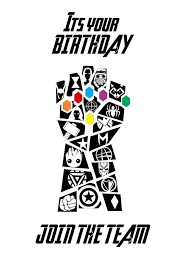 But for those reasons, we decide to give you some ways. Avengers Printable Birthday Cards Printbirthday Cards