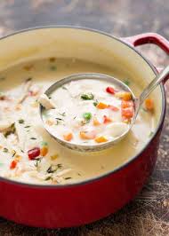 In a medium bowl, mix together the shredded chicken, noodles, soups and sour cream. Homemade Cream Of Chicken Soup Recipetin Eats