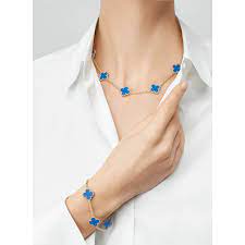 Vintage Alhambra Necklace 10 Motifs Vcarp34800 Van Cleef Arpels Van Cleef And Arpels Jewelry Van Cleef Necklace Jewelry Photoshoot