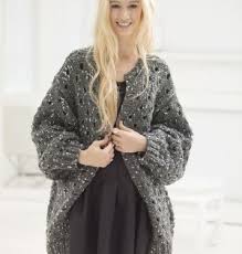 A chunky knit cardigan is a great piece for creating a layering fall or winter look, and you can wear it with almost anything, it will give your outfit a cozy and comfy feel, and that's exactly what we want in the cold seasons. Over 6 000 Free Patterns On Lionbrand Com Knit Cardigan Pattern Open Knit Cardigan Pattern Chunky Knitting Patterns
