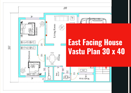 30x40 East Facing House Vastu Plan