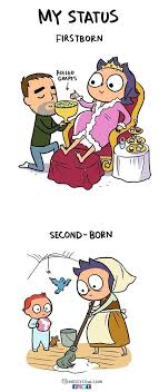 Mom S Hysterical Cartoons Nail How Parenting Changes With The 1st Kid Vs The 2nd Kid Toddler Humor Funny Babies Pregnant Cartoon